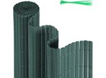 Jayseuw Pvc Privacy Schermo Mat Privacy Recinzione Balcone Frangivento Privacy Schermo Per Recinzione Verde 90X800Cm
