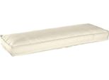 Vidaxl Set Di Cuscini Pallet 2 Pezzi Crema 120 X 40 X 8 Cm Tessuto Oxford