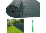 Jayseuw Pvc Privacy Schermo Mat Privacy Recinzione Balcone Frangivento Privacy Schermo Per Recinzione Verde 100X800Cm