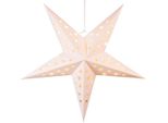 Stella Di Carta Natalizia 4Led 60X20Cm