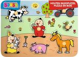 Studio 100 Bumba Puzzle In Legno Della Fattoria, 7 Pezzi