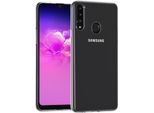 Samsung Galaxy A20S Custodia Trasparente In Silicone Custodia Posteriore