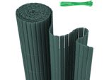 Hengda Pvc Privacy Schermo Mat Privacy Recinzione Balcone Frangivento Privacy Schermo Per Recinzione Verde 100X500Cm