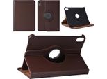 Custodia A Libro Per Ipad Mini 2021 Custodia Per Tablet - Marrone - Ruotabile Di 360 Gradi