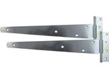 Timco - Coppia Di Cerniere A T Di Medie Dimensioni - Zinco (Dimensioni 25,4 Cm - 1 Pezzo Ciascuno)