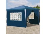 Bettizia 3X3M Gazebo Da Giardino Con Pannelli Laterali Tenda Portatile Impermeabile Con Tubo Di Ferro, Verde
