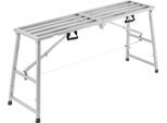 Piattaforma Di Lavoro A Gradini Fino A 400 Kg - Regolabile In Altezza Da 800 A 1295 Mm - Stabile E Sicura - Ideale Per L'edilizia E Il Commercio