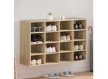 Vidaxl Scarpiera In Rovere Sonoma 103 X 30 X 67 Cm Materiale A Base Di Legno