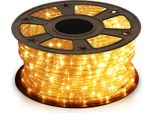 Aopunly Led Luce Di Corda Set Completo Con Accessori Luci Di Fata Illuminazione Giallo 20 Metri Led Per Interni/Esterni Illuminazione Di Natale Decorazione Luce Di Corda