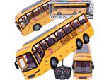 Lolex | Scuolabus Rc 1:30 - Giallo - Zremotocomandato - Con Luci E Suoni - Giocattolo Per Bambini