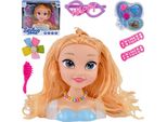 Lolex | Testa Di Bambola Per Lo Styling - 25 Cm - Con Accessori - Set Per Lo Styling Dei Capelli - Giocattolo Per Lo Styling Dei Capelli
