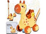 Lolex | Auto A Spinta - Automatica - 100 Ml - Macchina Per Bolle Di Sapone - Giocattoli Per Bambini