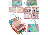 Lolex | Libro Di Feltro Creativo - 28 X 21,5 Cm - Da 3 Anni - Giocattolo Educativo - Giocattolo Montessori