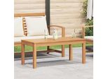 Vidaxl Tavolo Marrone 95 X 45 X 40 Cm In Legno Massiccio Di Teak