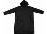 Vidaxl Coperta Con Cappuccio Nero S Flanella