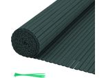 Schermo Privacy Izrielar In Pvc Per Balconi E Recinzioni - Schermo Privacy Resistente Alle Intemperie Per Recinzioni, Frangivento, Tagliabile A Misura Verde 140X800Cm