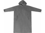 Vidaxl Coperta Con Cappuccio Grigio Scuro L Flanella