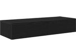 Syfax™ Scaffale A Parete Con Cassetti Nero 100X36X19 Cm In Truciolato