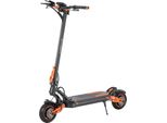 Scooter Elettrico E-Scooter - LX9+ - Doppio Motore 2×650W - Batteria 48V 18.2Ah - Autonomia Fino A 65 Km - Pneumatici 23 Cm - Freni E-ABS + Disco - Fino A 120 Kg - Bianco