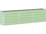 Vidaxl Fioriera Verde Pastello 480 X 50 X 45 Cm Acciaio Zincato