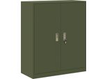 Syfax™ Armadio Verde Oliva 90 X 40 X 105 Cm Acciaio