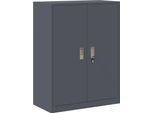 Syfax™ Armadio Antracite 80 X 40 X 105 Cm Acciaio