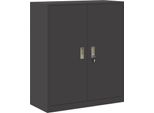 Syfax™ Armadio Nero 90 X 40 X 105 Cm Acciaio