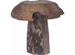 Vidaxl Sgabello Natural 35 X 35 X 35 Cm In Teak Massiccio