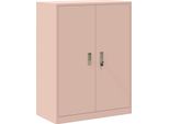 Vidaxl Armadio Rosa 80 X 40 X 105 Cm Acciaio Laminato A Freddo