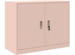 Vidaxl Armadio Rosa 90 X 40 X 70 Cm Acciaio Laminato A Freddo