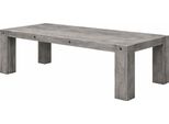 Casa Padrino Tavolo Da Pranzo In Legno Massiccio In Stile Country Grigio - Varie Dimensioni