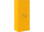 Syfax™ Armadio Giallo Senape 60 X 40 X 140 Cm Acciaio