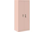 Vidaxl Armadio Rosa 60 X 40 X 140 Cm Acciaio Laminato A Freddo
