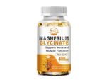 Magnesio Glicinato 400 Mg (120 Capsule) Integratore Alimentare, Sonno, Articolazioni, Ossa, Muscoli, Sistema Immunitario, Cervello, Salute Del Corpo, Memoria