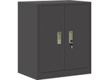 Syfax™ Armadio Nero 60 X 40 X 70 Cm Acciaio
