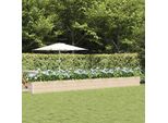 Vidaxl Fioriera Avorio 480 X 50 X 45 Cm Acciaio Zincato