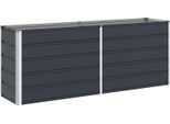 Vidaxl Fioriera Antracite 480 X 50 X 45 Cm Acciaio Zincato