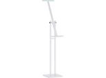 Vidaxl Stand Fieristici Bianco 26,5 X 26,5 X 150 Cm Acciaio