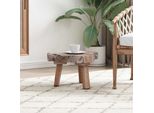 Vidaxl Comodino Marrone 40 X 40 X 25 Cm Legno Massiccio Riciclato