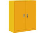 Syfax™ Armadio Giallo Senape 90 X 40 X 105 Cm Acciaio