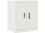 Vidaxl Armadio Bianco 60 X 40 X 70 Cm Acciaio Laminato A Freddo