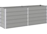 Vidaxl Fioriera Grigio Chiaro 480 X 50 X 45 Cm Acciaio Zincato