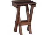 Vidaxl Sgabello Naturale 30 X 30 X 48 Cm In Legno Massiccio Di Recupero