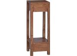 Vidaxl Piantana Marrone 30 X 30 X 80 Cm In Legno Di Mogano