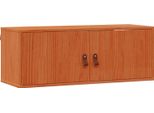Vidaxl Armadio A Muro Con Ripiano Con Anta 2 Pezzi Marrone Cera 80 X 30 X 30 Cm
