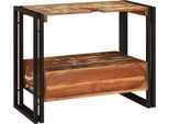 Syfax™ Armadio Da Bagno Multicolore Legno Recuperato Massello