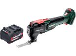 Metabo Mt 18 Ltx Bl Qsl Multitool A Batteria 18 V Brushless Starlock Plus + 1X Batteria 4,0 Ah - Senza Caricabatteria