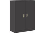 Syfax™ Armadio Nero 80 X 40 X 105 Cm Acciaio