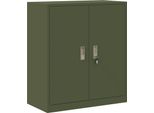 Syfax™ Armadio Verde Oliva 80 X 40 X 90 Cm Acciaio