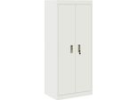 Vidaxl Armadio Bianco 60 X 40 X 140 Cm Acciaio Laminato A Freddo